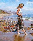 Garmash Wall Art - Toes in the Sand